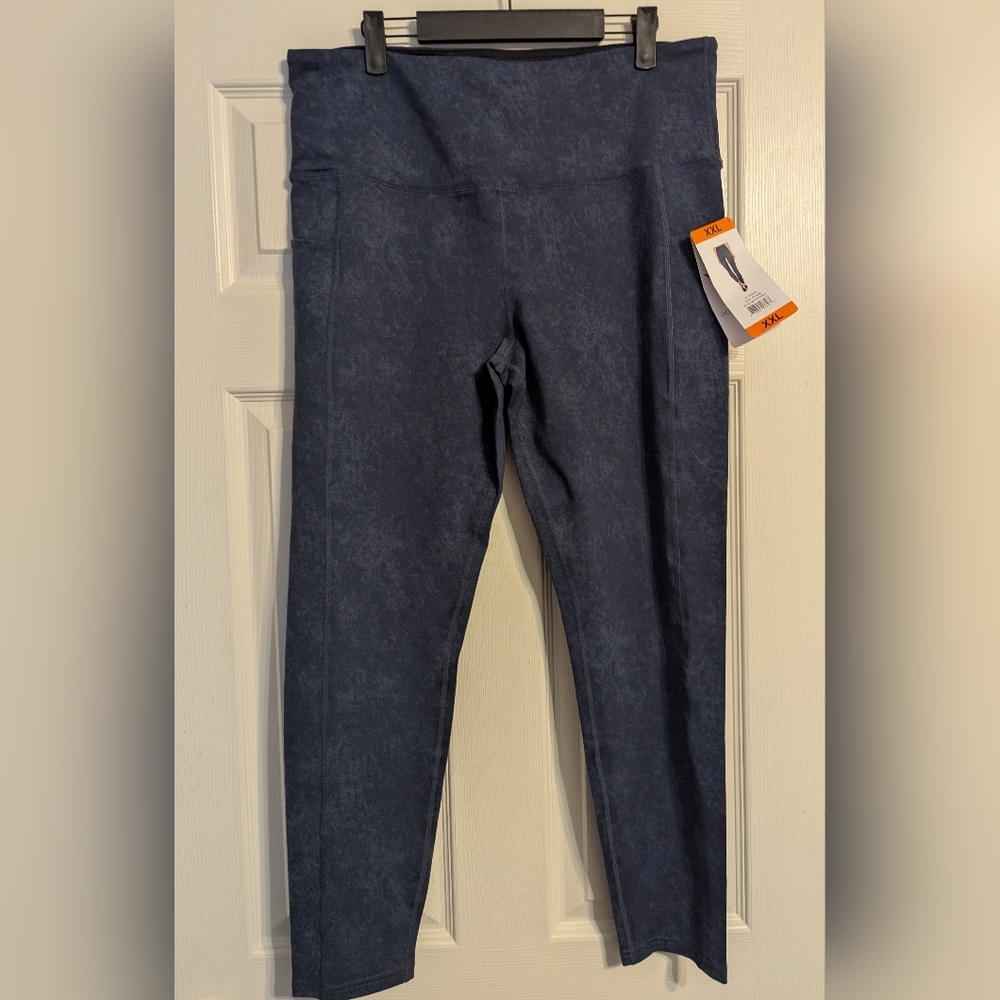 Tuff Athletics Dark Blue Cropped Pants NWT
